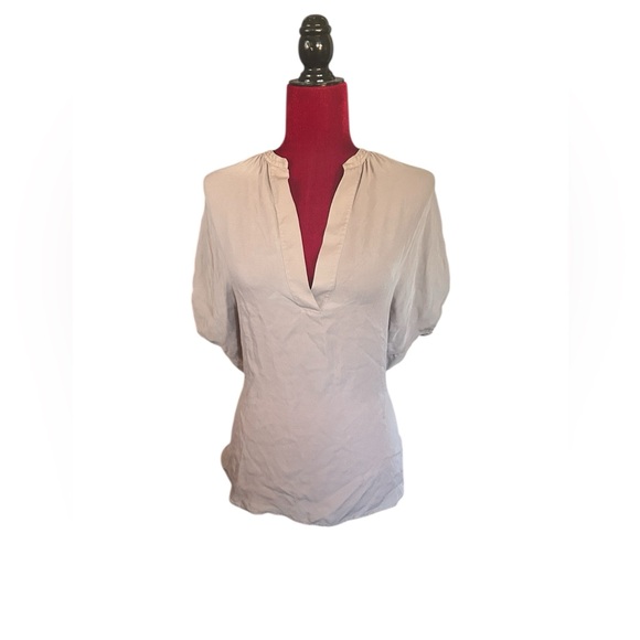 Vince Tops - Vince Silk Tan/Beige Blouse